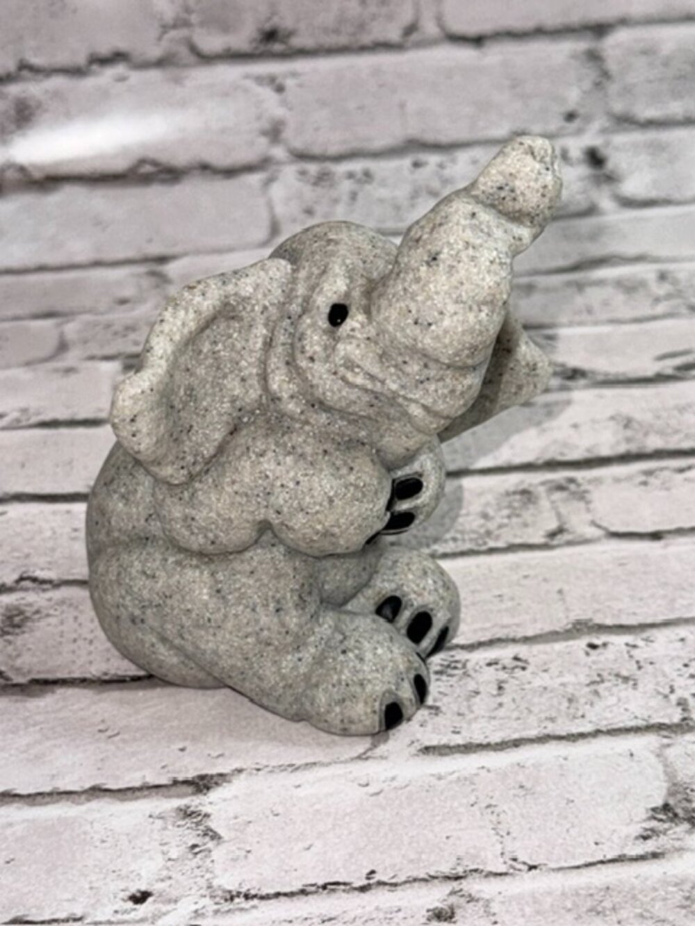 Vintage Quarry Critters Elephant Figurine Elijah Second 2nd Nature Design Dumbo